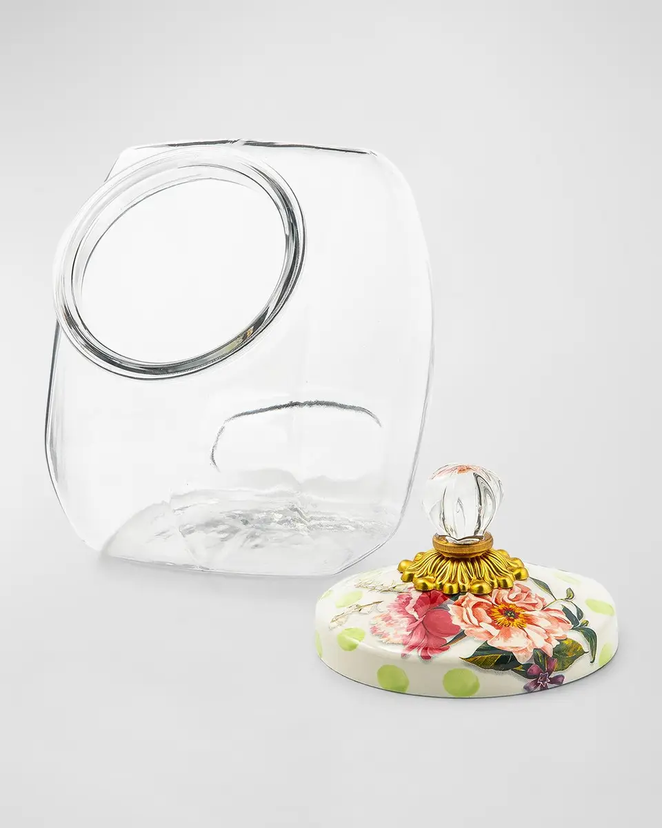 MacKenzie-Childs Cookie Jar with Wildflowers Enamel Lid | Thumbnail 3 MacKenzie-Childs Cookie Jar with Wildflowers Enamel Lid | Thumbnail 3