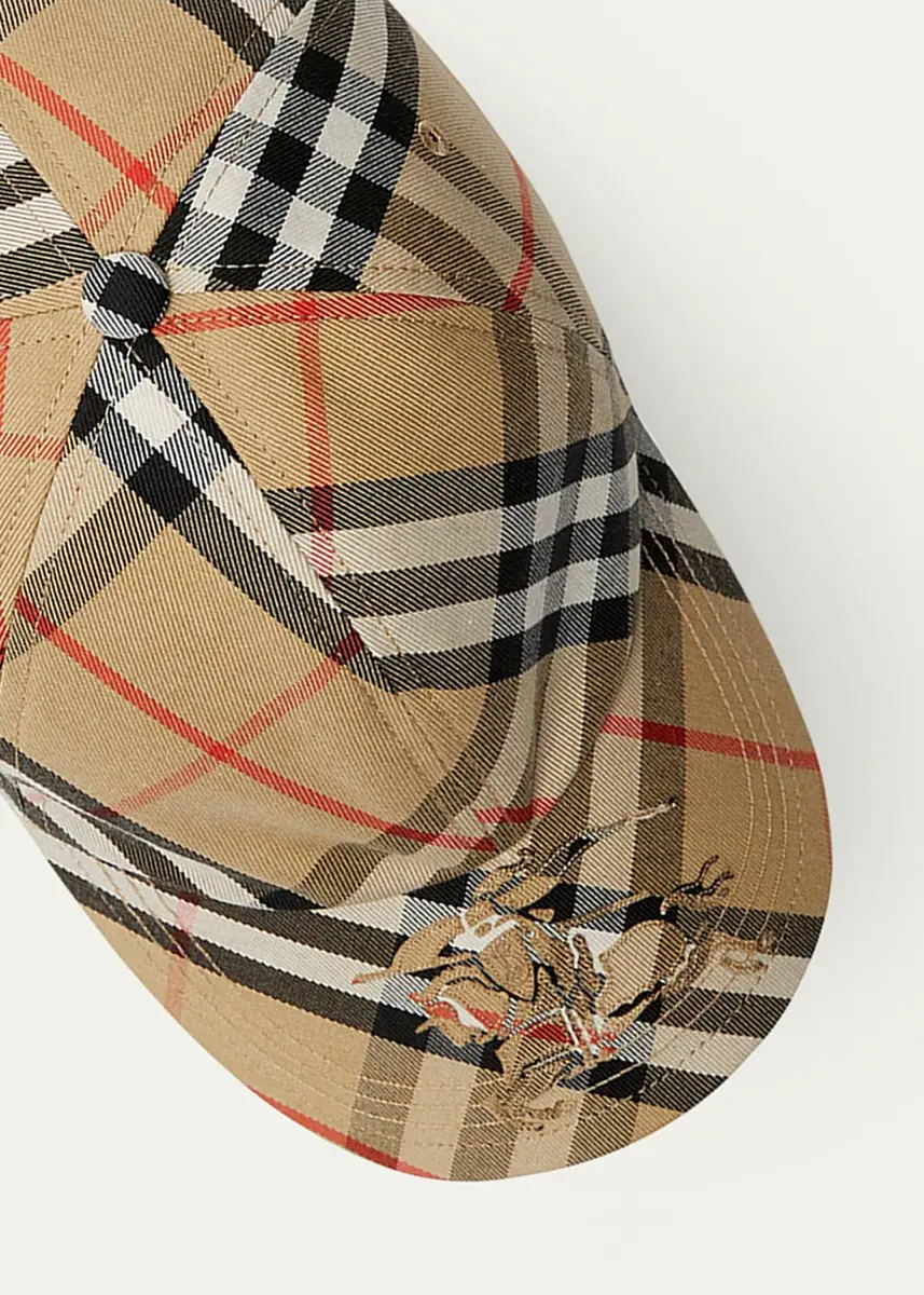 Burberry EKD Check Baseball Hat | Thumbnail 2