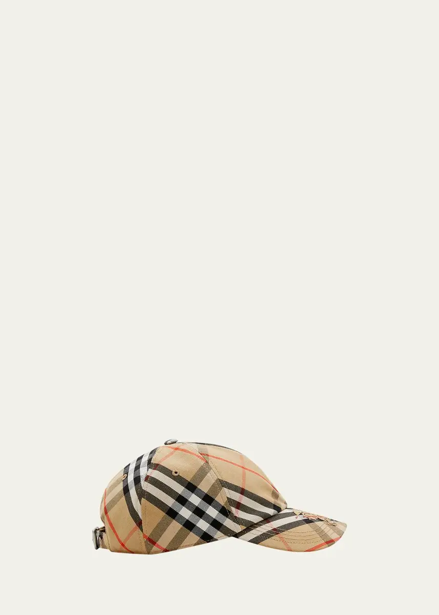 Burberry EKD Check Baseball Hat | Thumbnail 3
