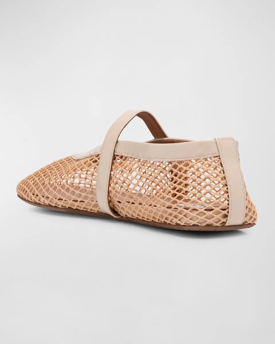 Alaïa Mesh Mary Jane Ballerina Flats | Thumbnail 4 Alaïa Mesh Mary Jane Ballerina Flats | Thumbnail 4