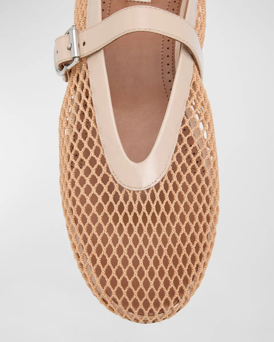 Alaïa Mesh Mary Jane Ballerina Flats | Thumbnail 7 Alaïa Mesh Mary Jane Ballerina Flats | Thumbnail 7