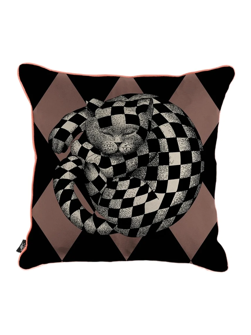 FORNASETTI High Fidelity Printed Cushion, 19.5" Square