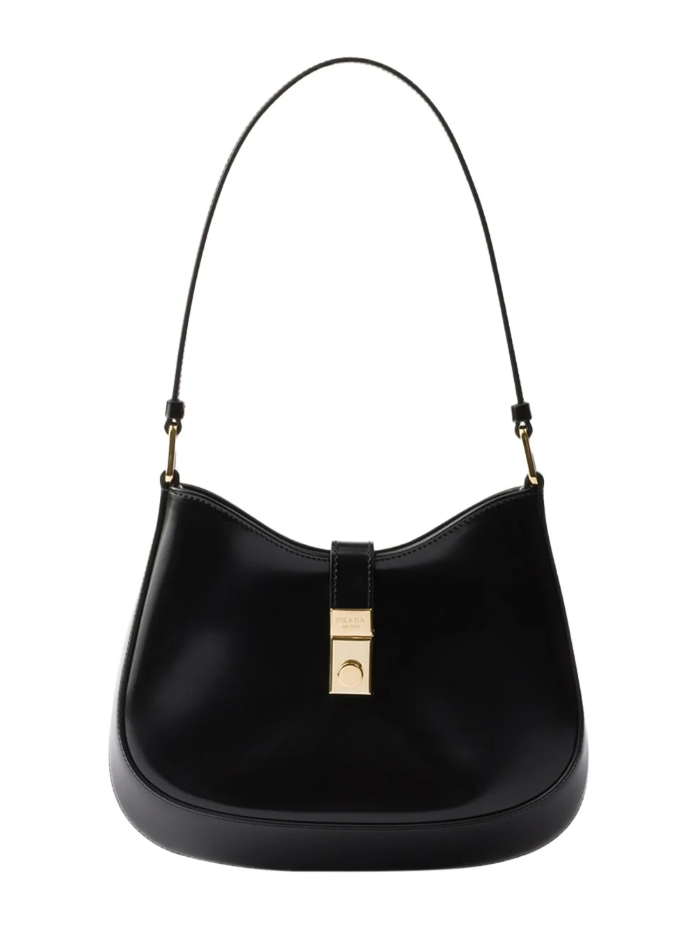 Prada Cleo Leather Shoulder Bag