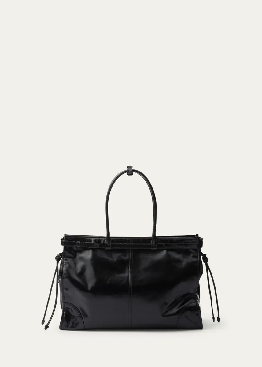 Prada Buckle Leather Shoulder Bag | Thumbnail 3 Prada Buckle Leather Shoulder Bag | Thumbnail 3