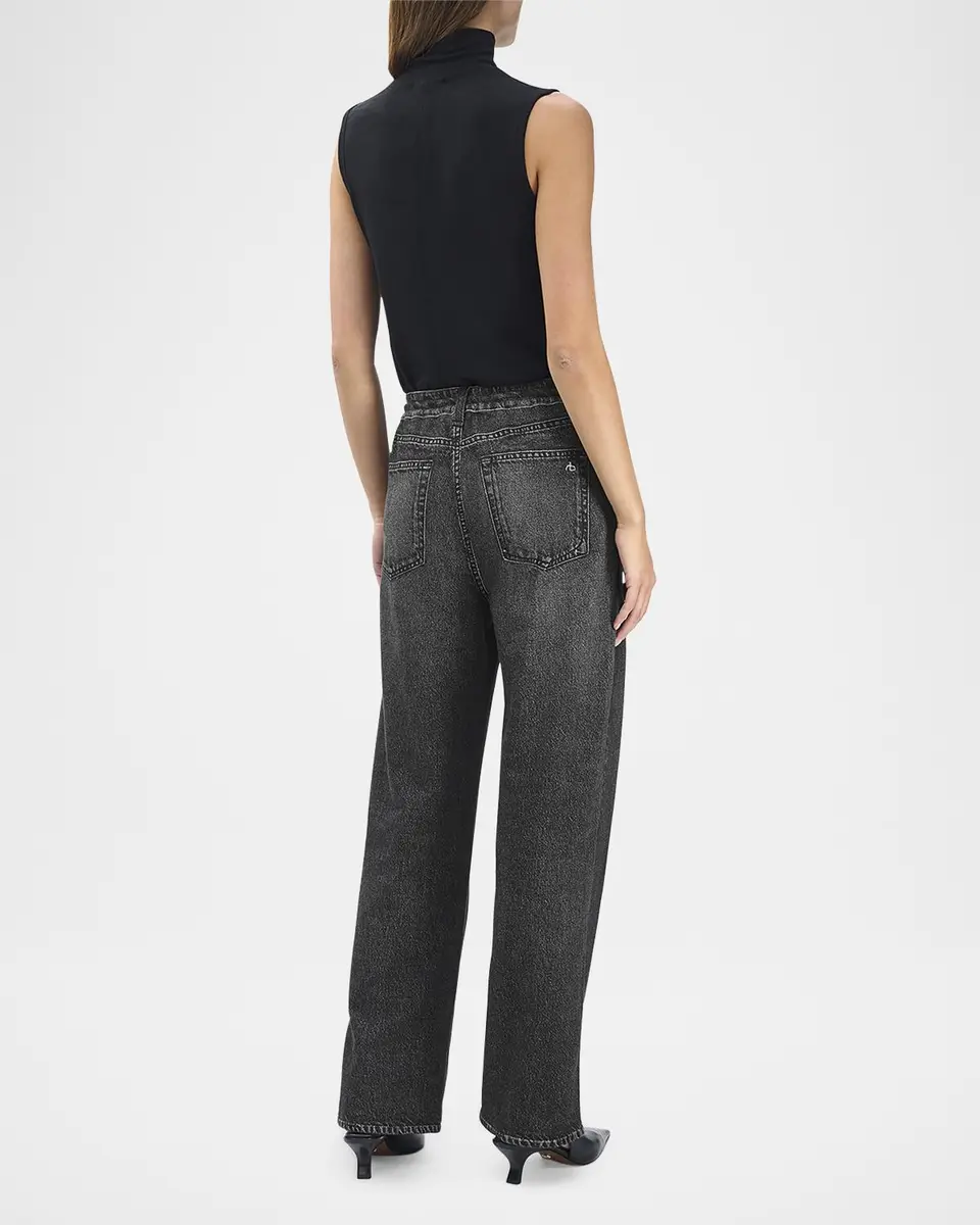 rag & bone rb Miramar Terry Drawstring Wide-Leg Jeans | Thumbnail 3 rag & bone rb Miramar Terry Drawstring Wide-Leg Jeans | Thumbnail 3