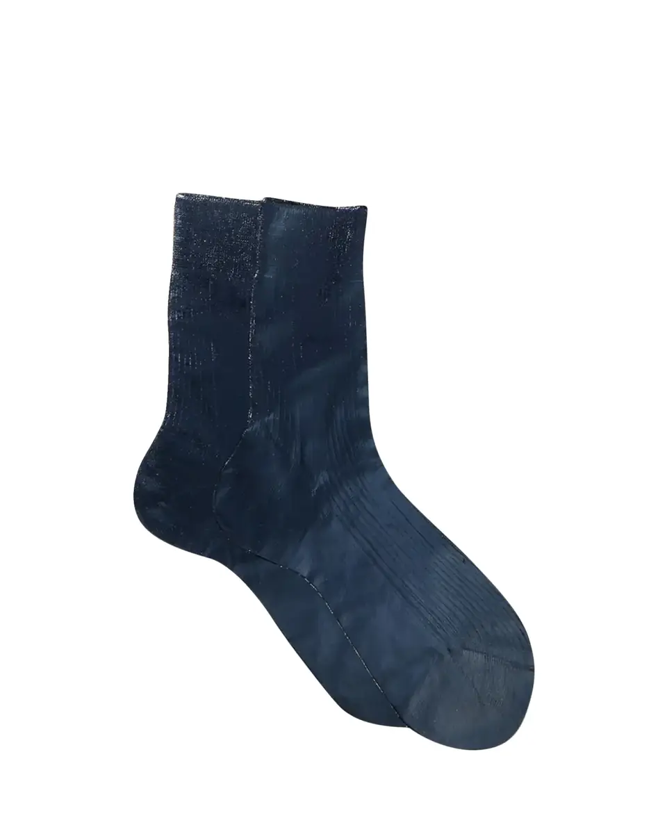 Maria La Rosa Shiny Silk-Blend Crew Socks | Thumbnail 2 Maria La Rosa Shiny Silk-Blend Crew Socks | Thumbnail 2