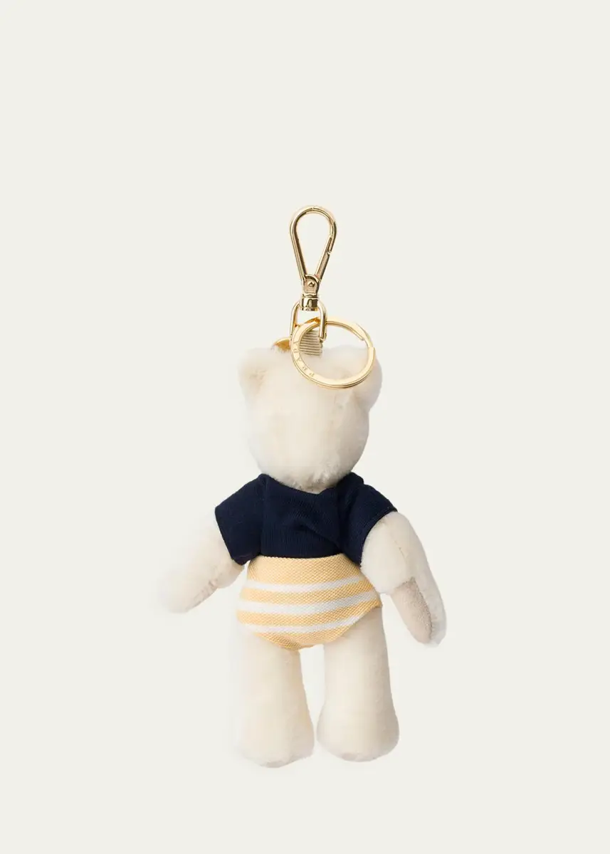 Prada Teddy Bear Keychain Bag Charm | Thumbnail 2 Prada Teddy Bear Keychain Bag Charm | Thumbnail 2