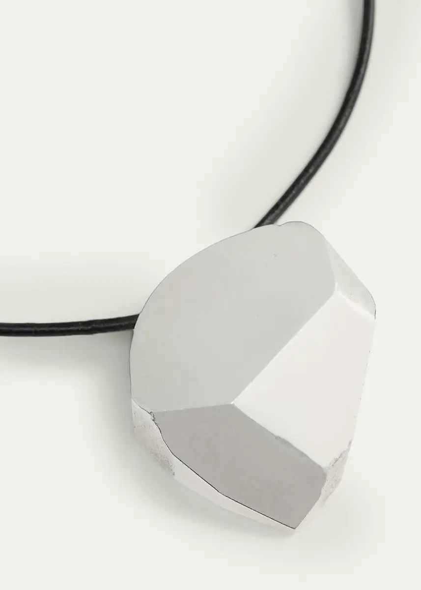 Ralph Lauren Collection Geo Pendant Leather Necklace | Thumbnail 2 Ralph Lauren Collection Geo Pendant Leather Necklace | Thumbnail 2