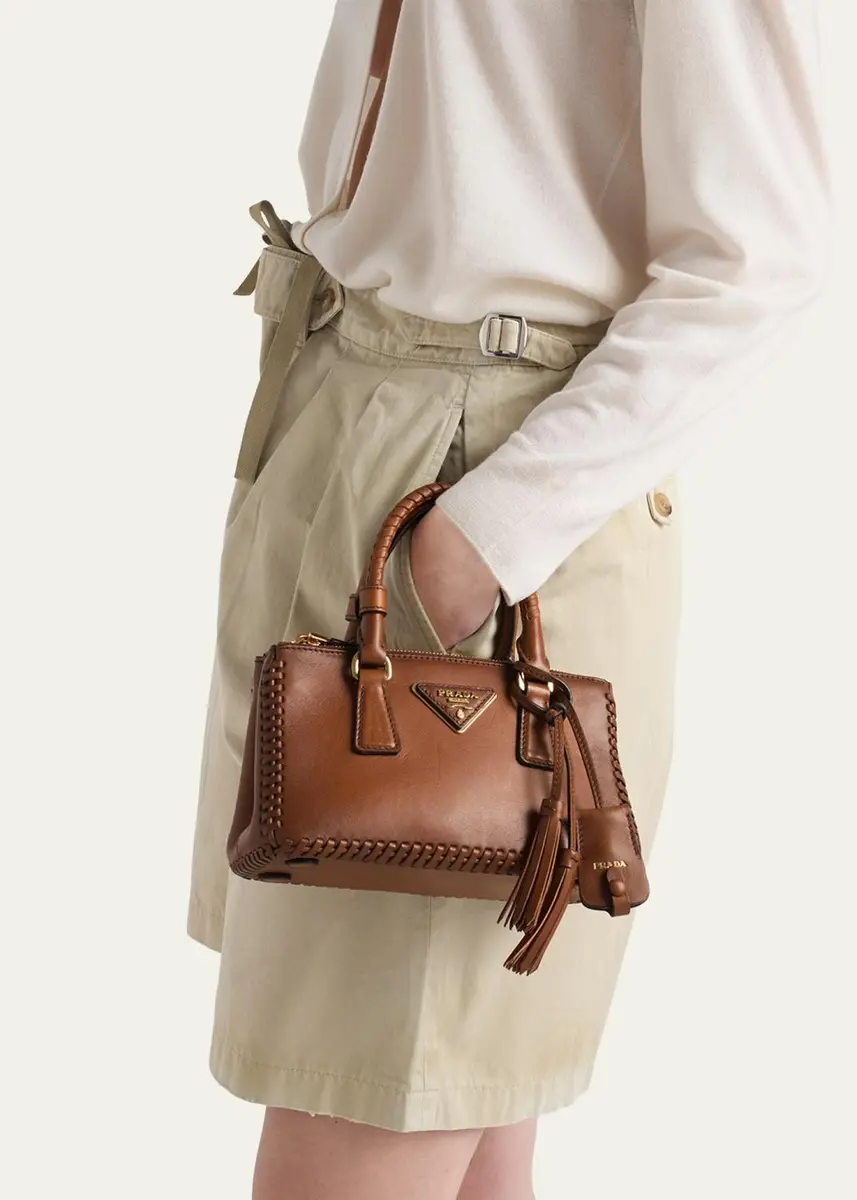 Prada Galleria Mini Shaded Leather Top-Handle Bag | Thumbnail 2 Prada Galleria Mini Shaded Leather Top-Handle Bag | Thumbnail 2