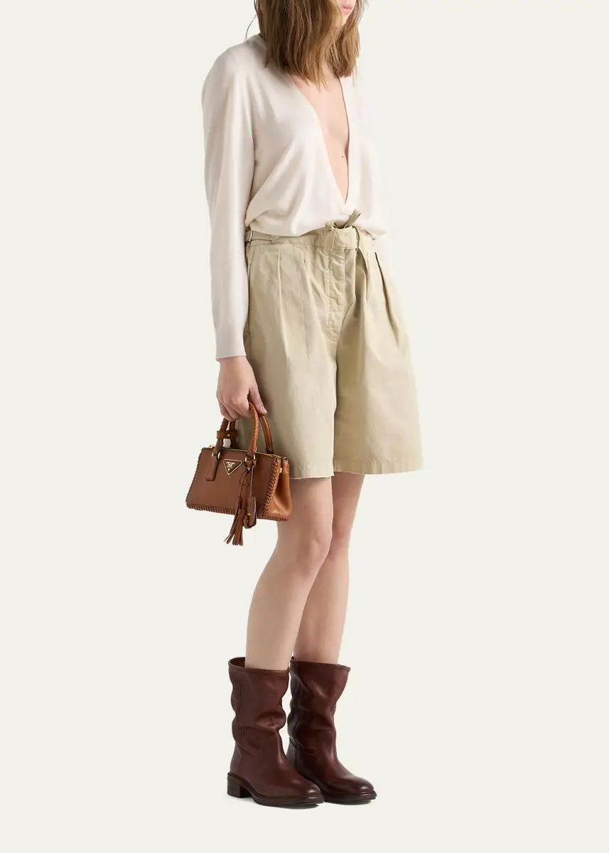 Prada Galleria Mini Shaded Leather Top-Handle Bag | Thumbnail 4 Prada Galleria Mini Shaded Leather Top-Handle Bag | Thumbnail 4