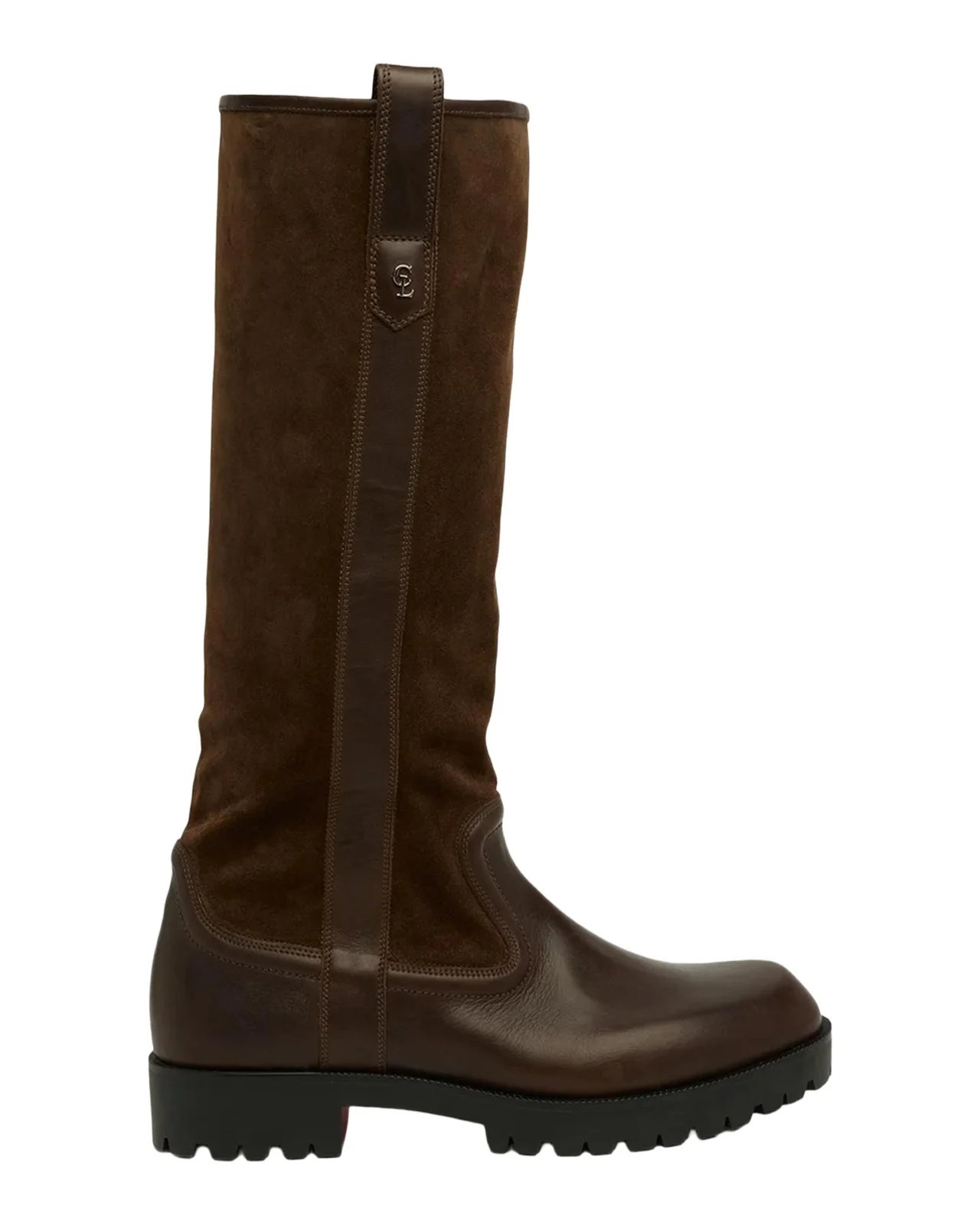 Men's Slouch Leather Lug-Sole Tall Boots Men's Slouch Leather Lug-Sole Tall Boots