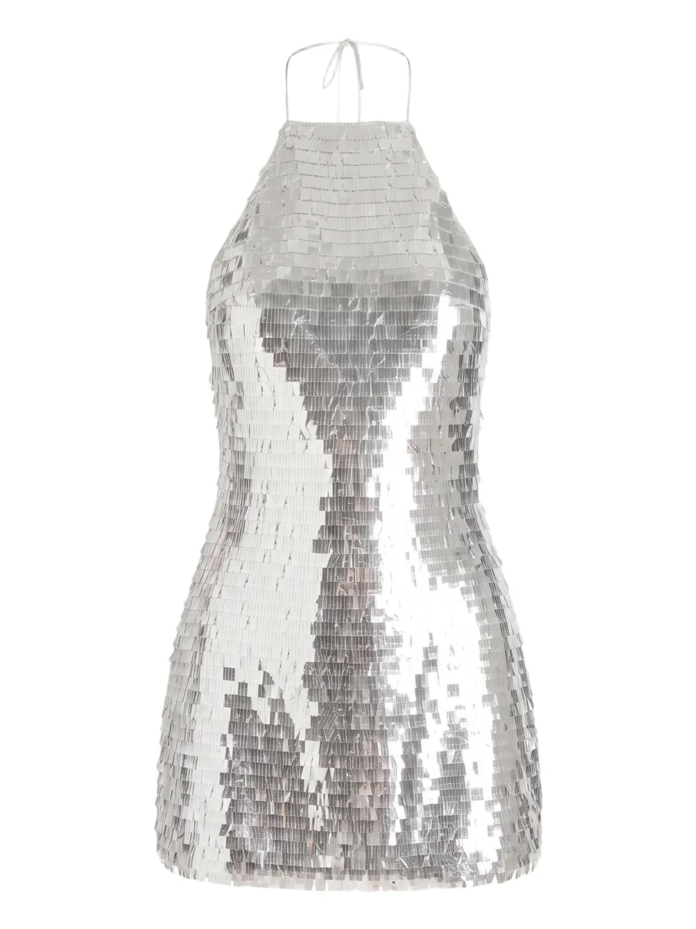 Jawa Sequined Halter Mini Dress