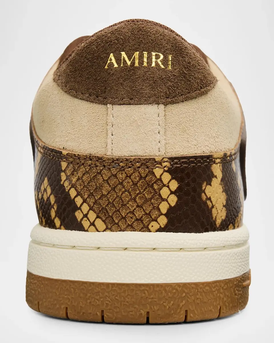 AMIRI Python-Printed Leather Low-Top Sneakers | Thumbnail 5 AMIRI Python-Printed Leather Low-Top Sneakers | Thumbnail 5