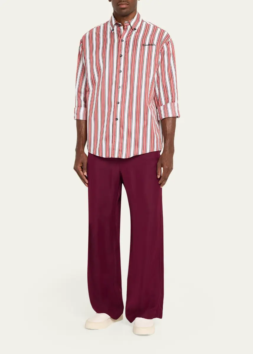 Sanderlak Men's Wide-Leg Drawstring Pants | Thumbnail 7