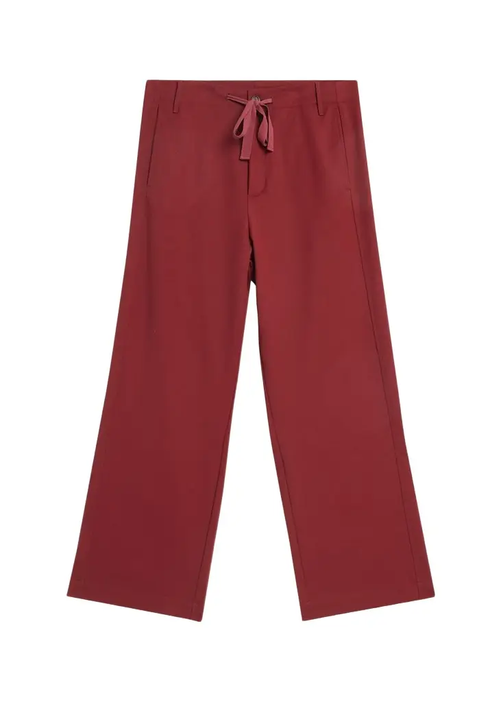 Sanderlak Men's Wide-Leg Drawstring Pants