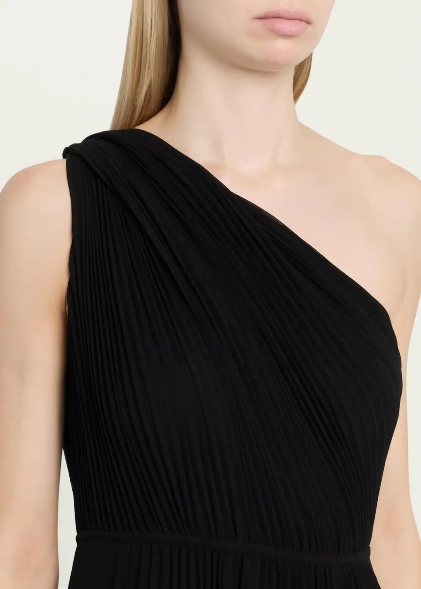 Kobi Halperin Iris Pleated Asymmetric Gown | Thumbnail 5 Kobi Halperin Iris Pleated Asymmetric Gown | Thumbnail 5