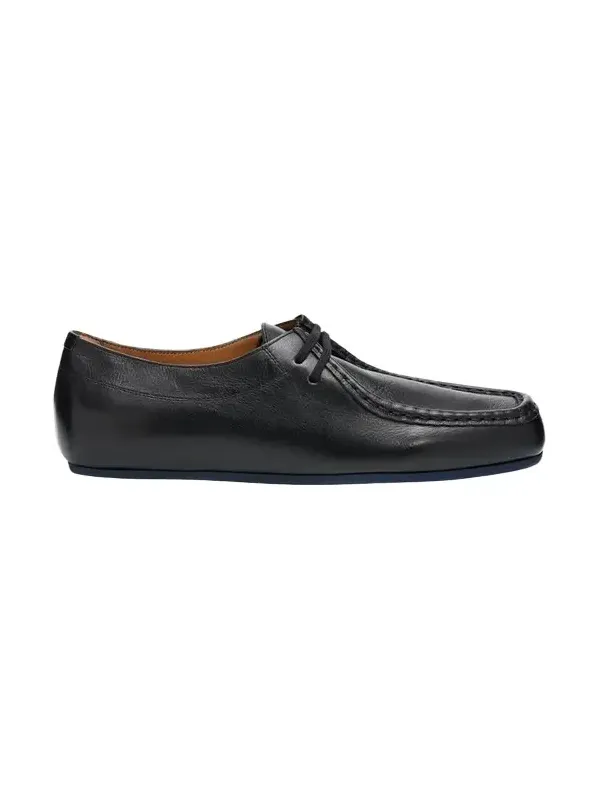 Leather Lace-Up Derby Shoes