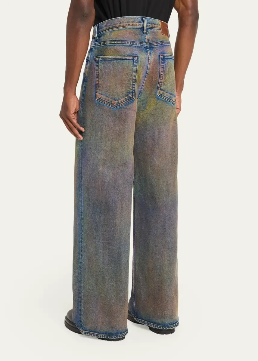 Sanderlak Men's Irridescent Wide-Leg Jeans | Thumbnail 3 Sanderlak Men's Irridescent Wide-Leg Jeans | Thumbnail 3