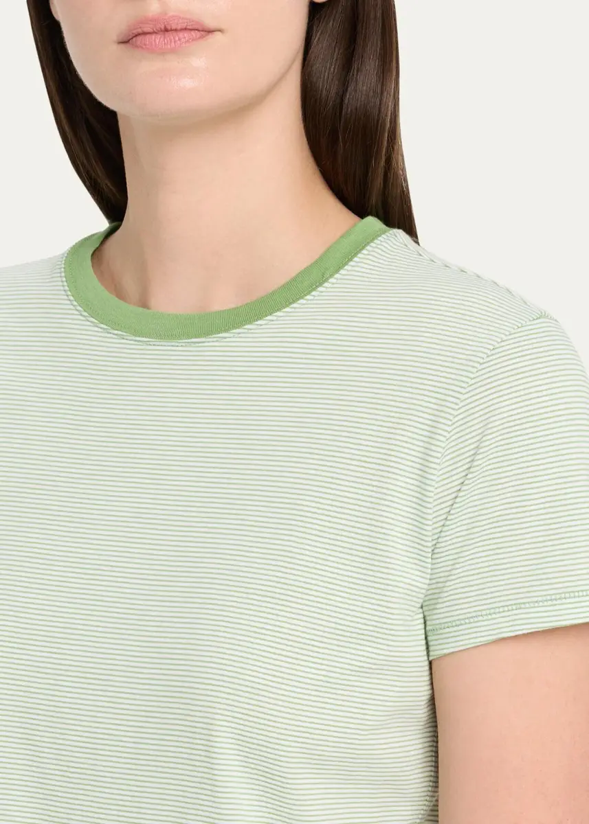 Frame The Striped Baby Tee | Thumbnail 5 Frame The Striped Baby Tee | Thumbnail 5