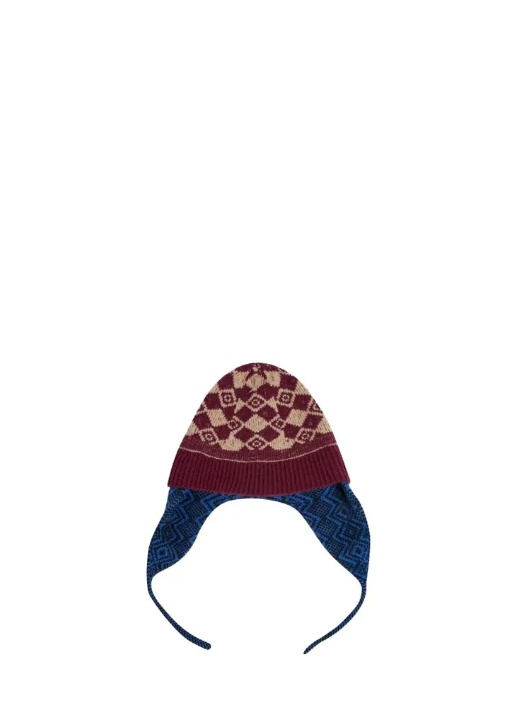 Dries Van Noten Men's Wool Fair Isle Fringe Scarf