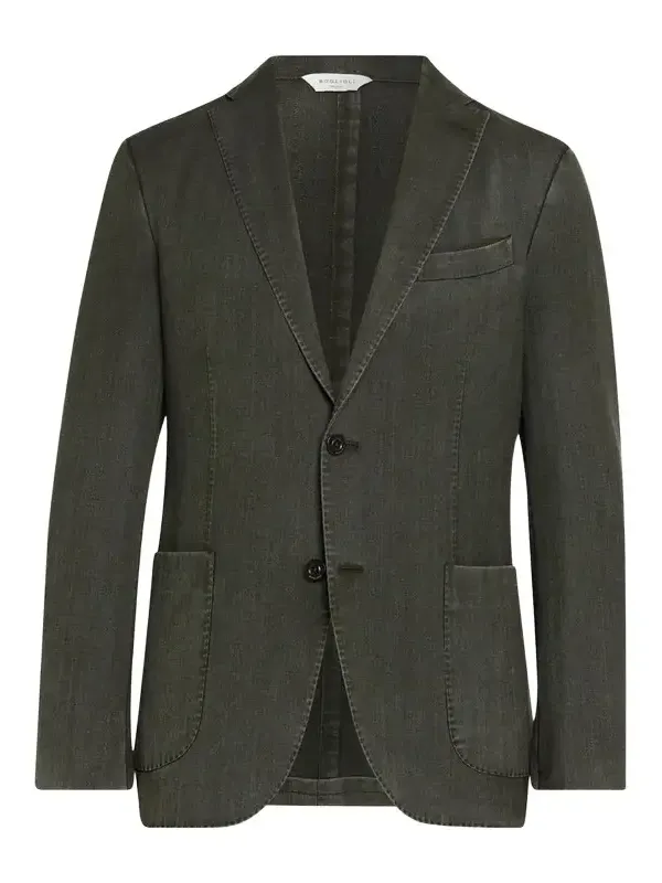 Boglioli Wool Denim Blazer