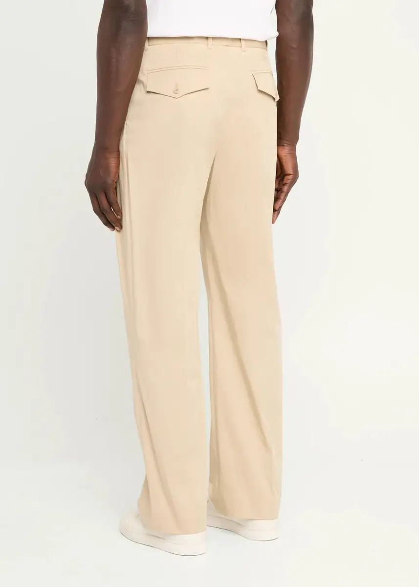 Casablanca Men's Poplin Pleated Straight-Leg Trousers | Thumbnail 3 Casablanca Men's Poplin Pleated Straight-Leg Trousers | Thumbnail 3