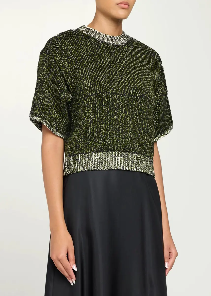Aisling Camps Mouline Knit Short-Sleeve Perfect T-Shirt | Thumbnail 4 Aisling Camps Mouline Knit Short-Sleeve Perfect T-Shirt | Thumbnail 4