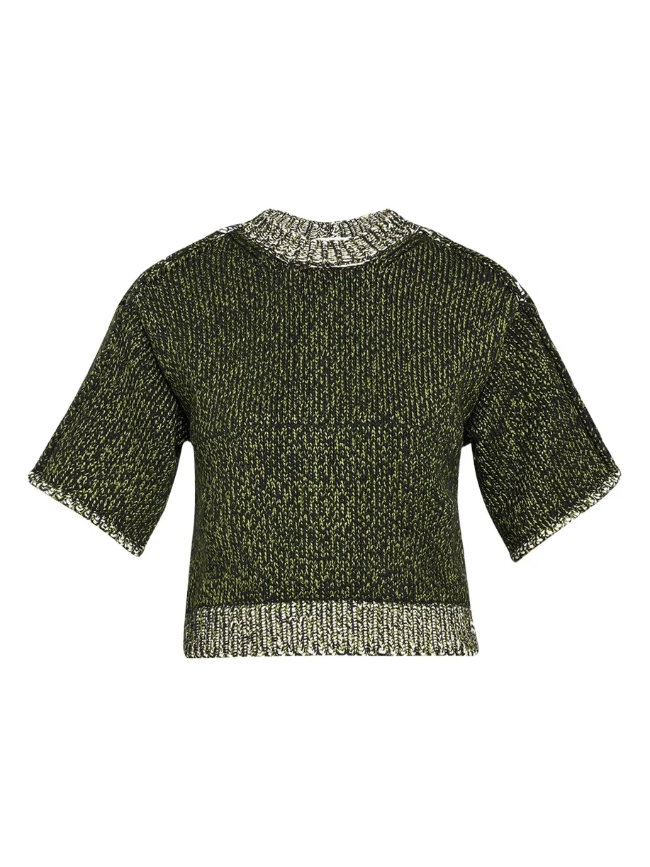 Aisling Camps Mouline Knit Short-Sleeve Perfect T-Shirt