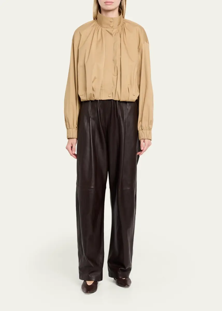 A.L.C. Amélie Pleated Cotton-Blend Jacket | Thumbnail 2