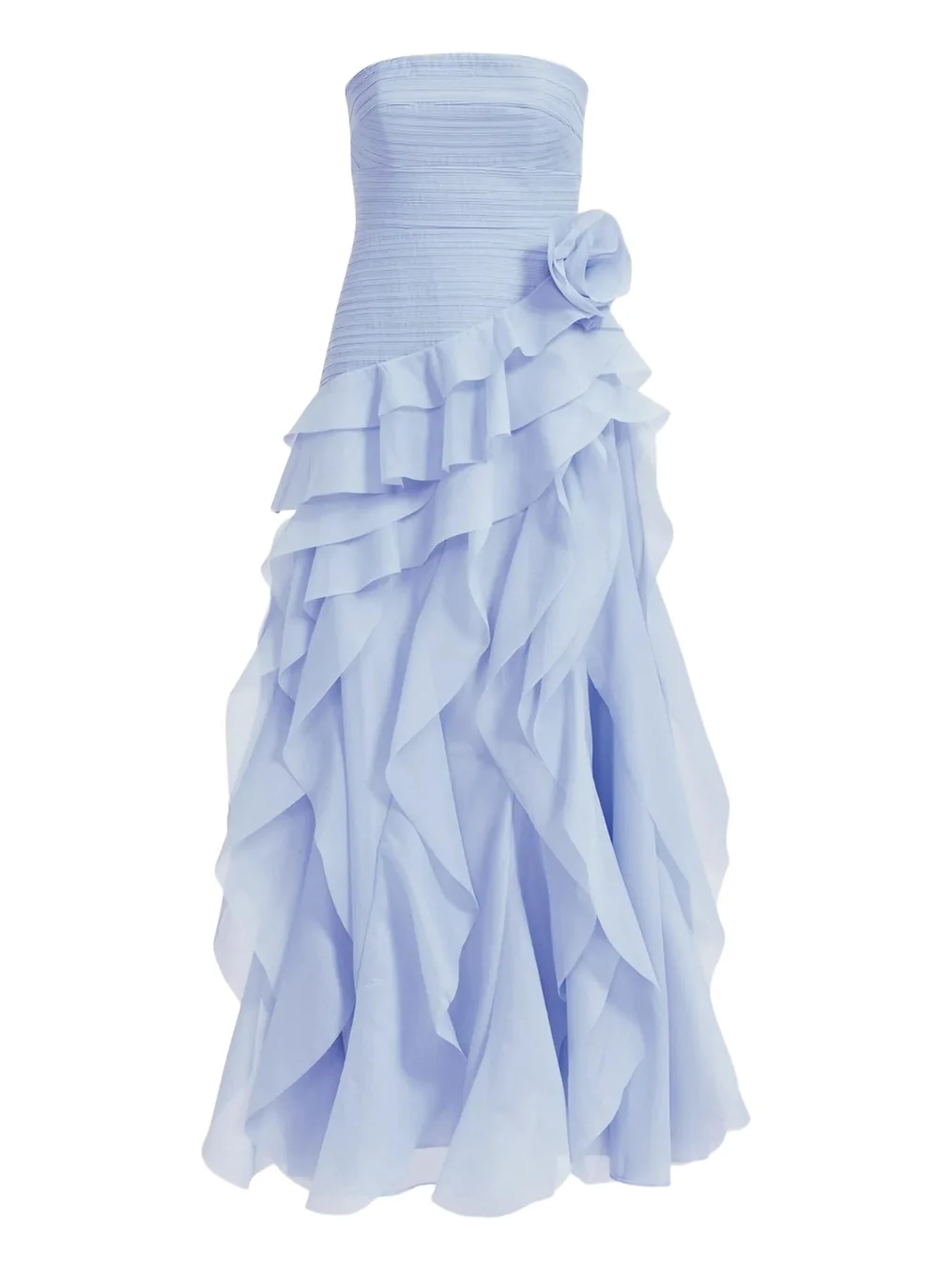 Canyon Strapless Tiered Ruffle Gown Canyon Strapless Tiered Ruffle Gown