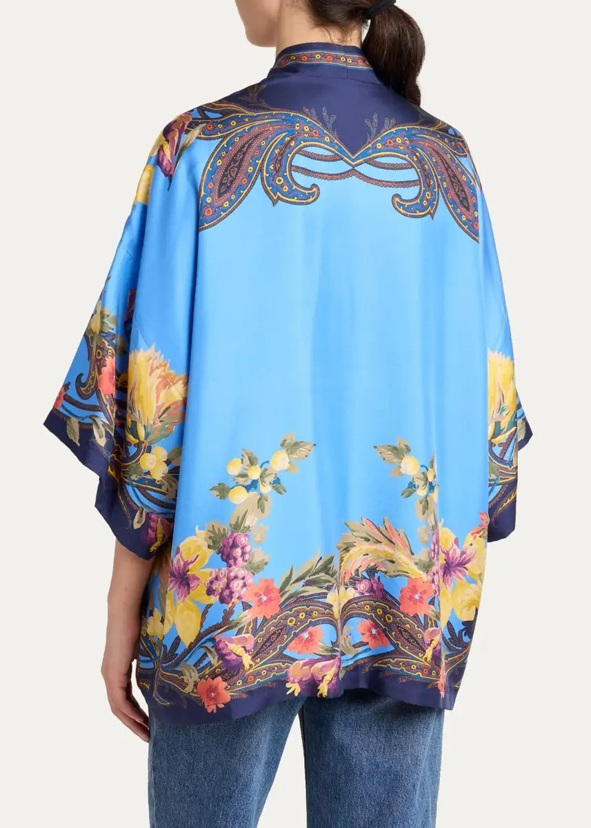 Etro Kesa Silk Jacquard Jacket | Thumbnail 3 Etro Kesa Silk Jacquard Jacket | Thumbnail 3