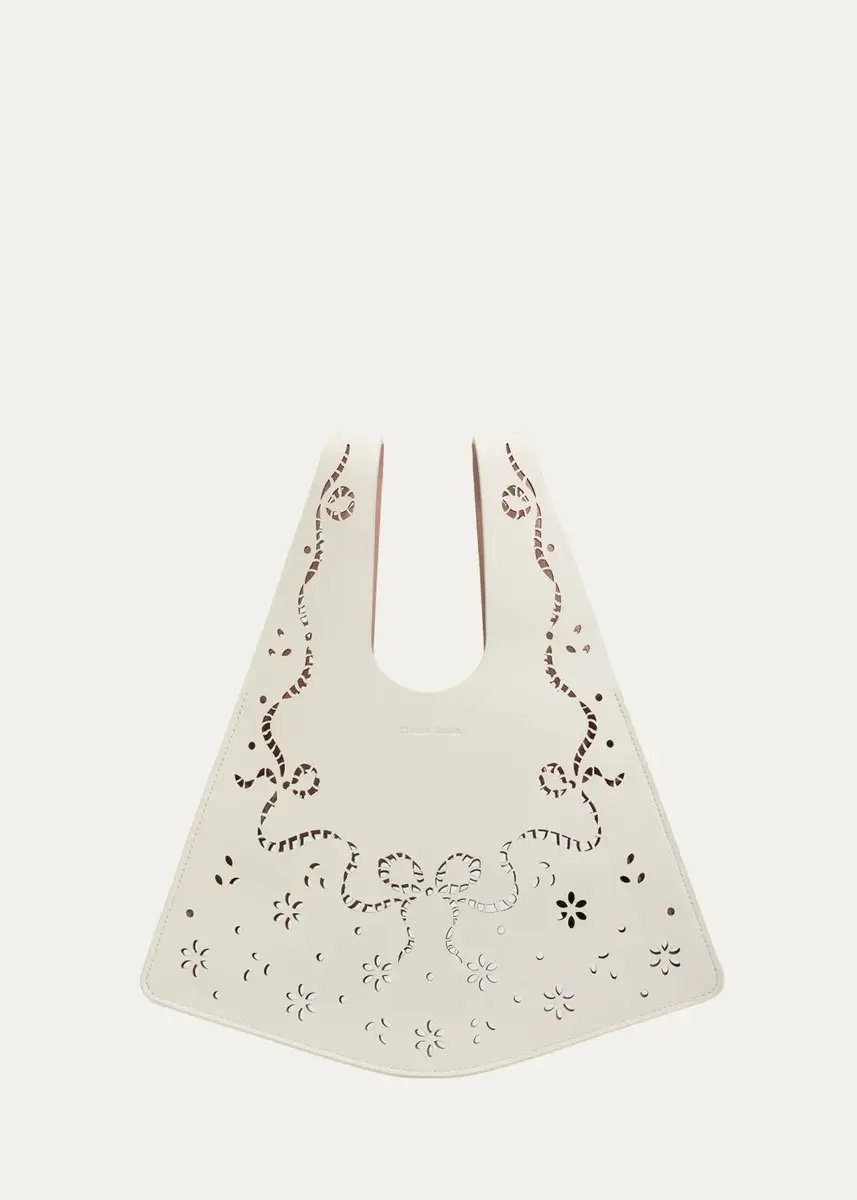 Simone Rocha Mini Laser-Cut Shopper Tote Bag | Thumbnail 5 Simone Rocha Mini Laser-Cut Shopper Tote Bag | Thumbnail 5