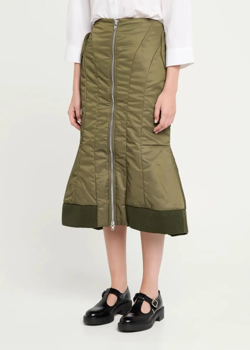 Simone Rocha Padded Sculpt Midi Bomber Skirt | Thumbnail 4 Simone Rocha Padded Sculpt Midi Bomber Skirt | Thumbnail 4