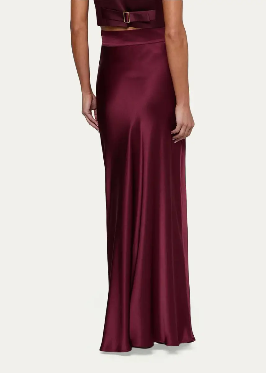 L'Agence Ryker Silk Maxi Skirt | Thumbnail 3
