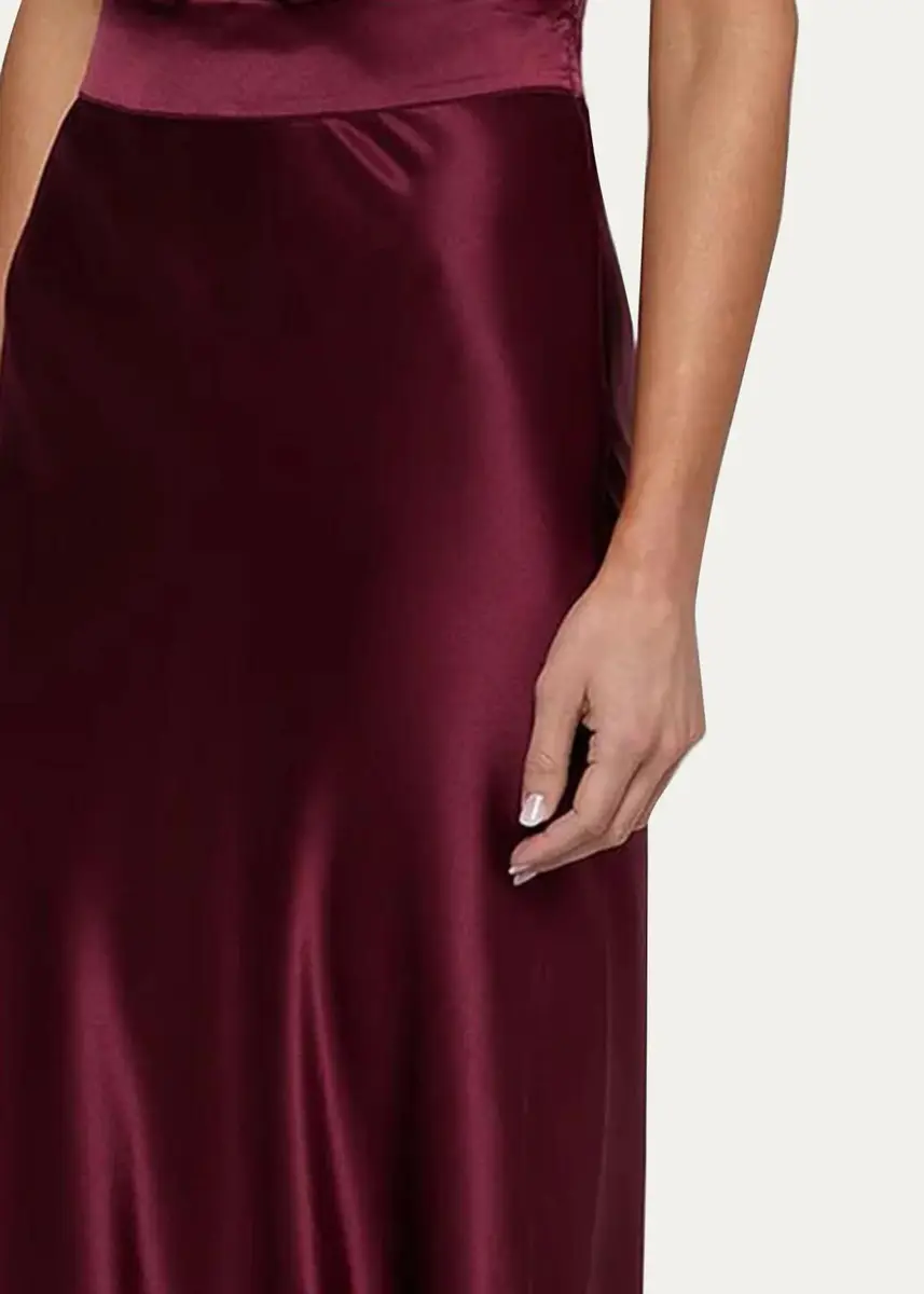 L'Agence Ryker Silk Maxi Skirt | Thumbnail 5