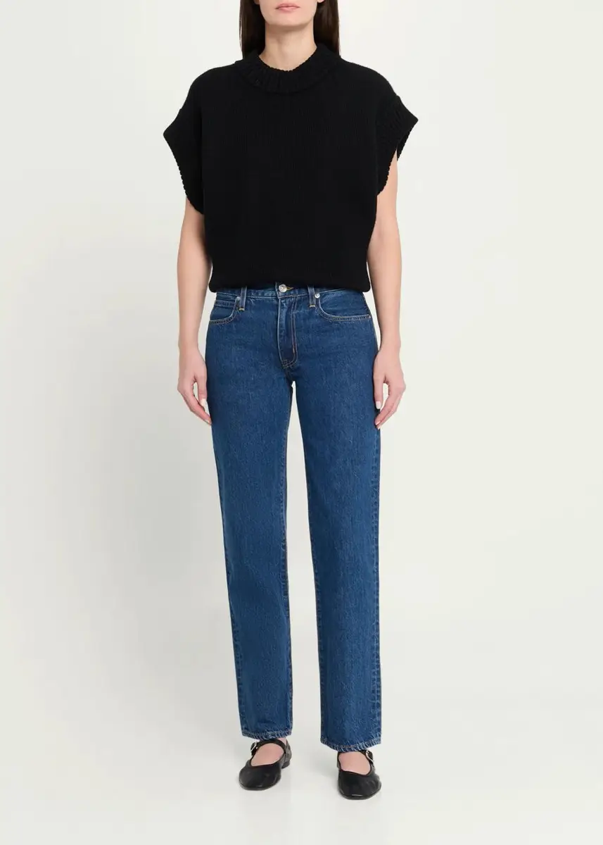 SLVRLAKE Chloe Low-Rise Straight-Leg Jeans | Thumbnail 2 SLVRLAKE Chloe Low-Rise Straight-Leg Jeans | Thumbnail 2