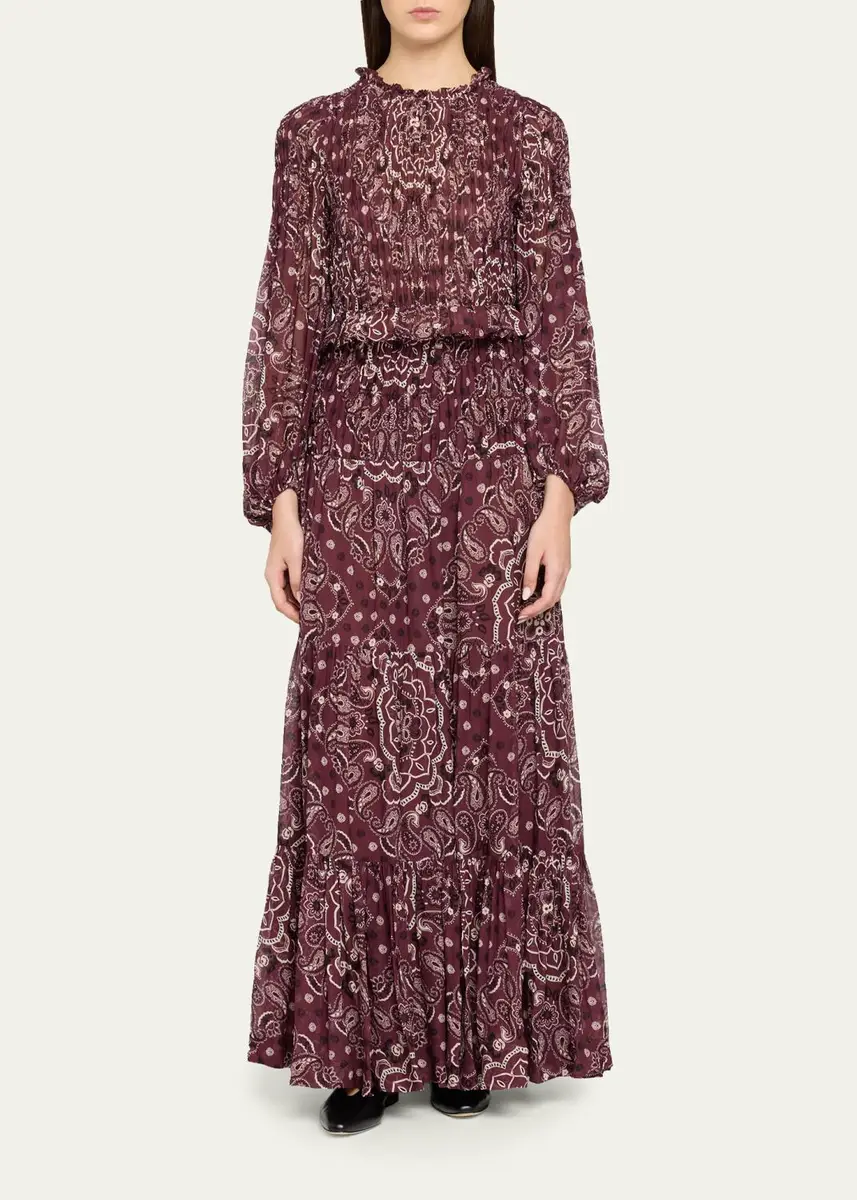 Cara Cara Emilina Paisley Maxi Skirt | Thumbnail 2 Cara Cara Emilina Paisley Maxi Skirt | Thumbnail 2