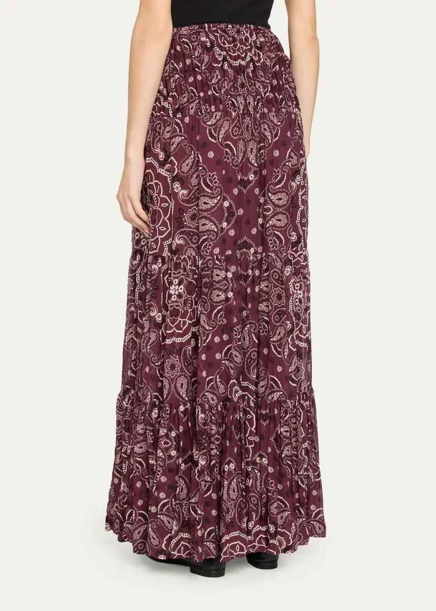 Cara Cara Emilina Paisley Maxi Skirt | Thumbnail 3 Cara Cara Emilina Paisley Maxi Skirt | Thumbnail 3