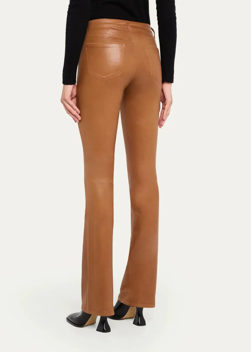 L'Agence Selma High-Rise Coated Sleek Baby Boot Jeans | Thumbnail 3 L'Agence Selma High-Rise Coated Sleek Baby Boot Jeans | Thumbnail 3