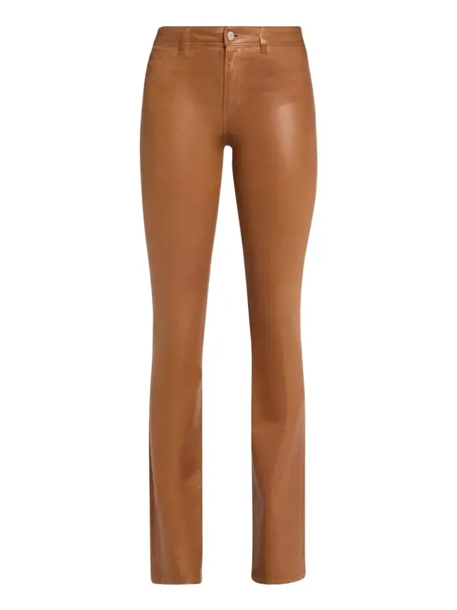 Selma High-Rise Coated Sleek Baby Boot Jeans