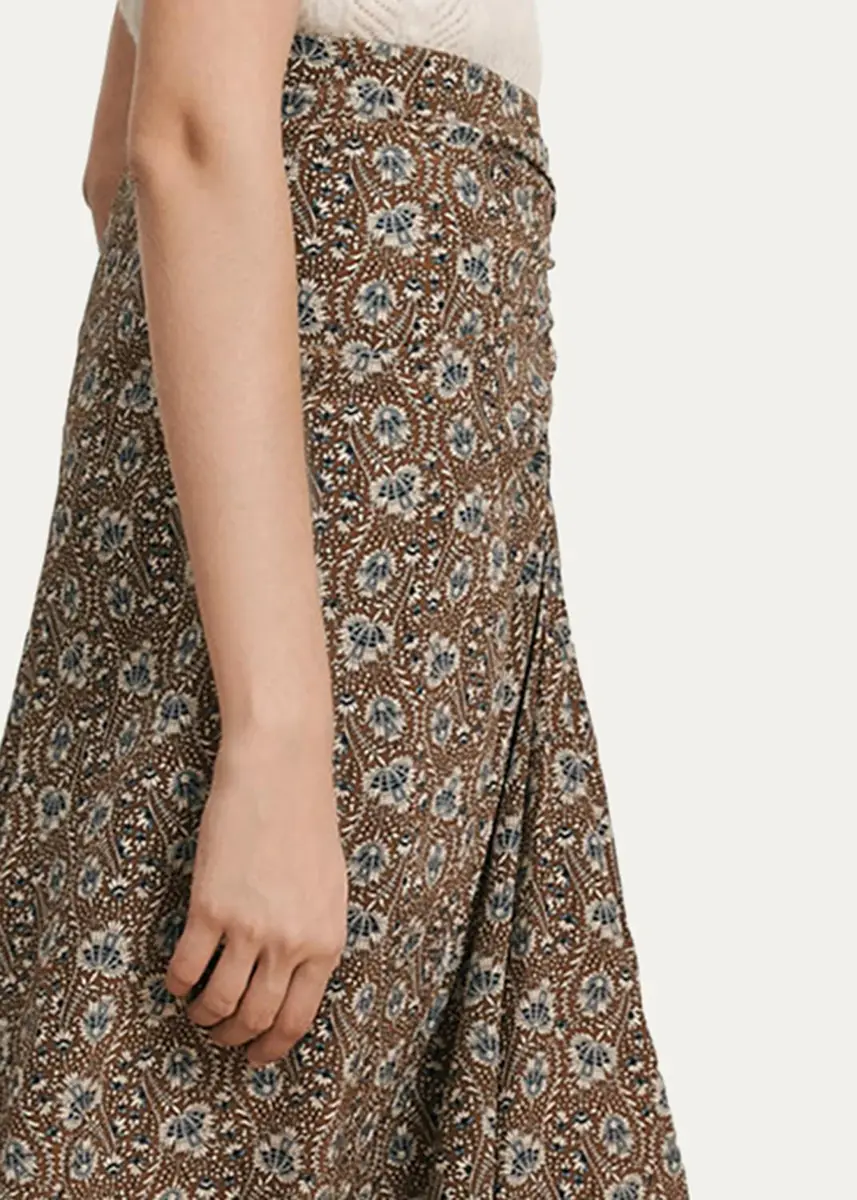 Veronica Beard Limani Floral Midi Skirt | Thumbnail 5 Veronica Beard Limani Floral Midi Skirt | Thumbnail 5