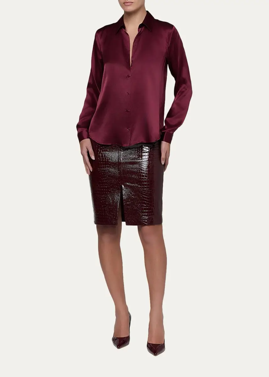 L'Agence Tyler Long-Sleeve Blouse | Thumbnail 2 L'Agence Tyler Long-Sleeve Blouse | Thumbnail 2