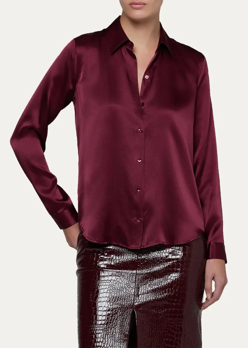 L'Agence Tyler Long-Sleeve Blouse | Thumbnail 4 L'Agence Tyler Long-Sleeve Blouse | Thumbnail 4