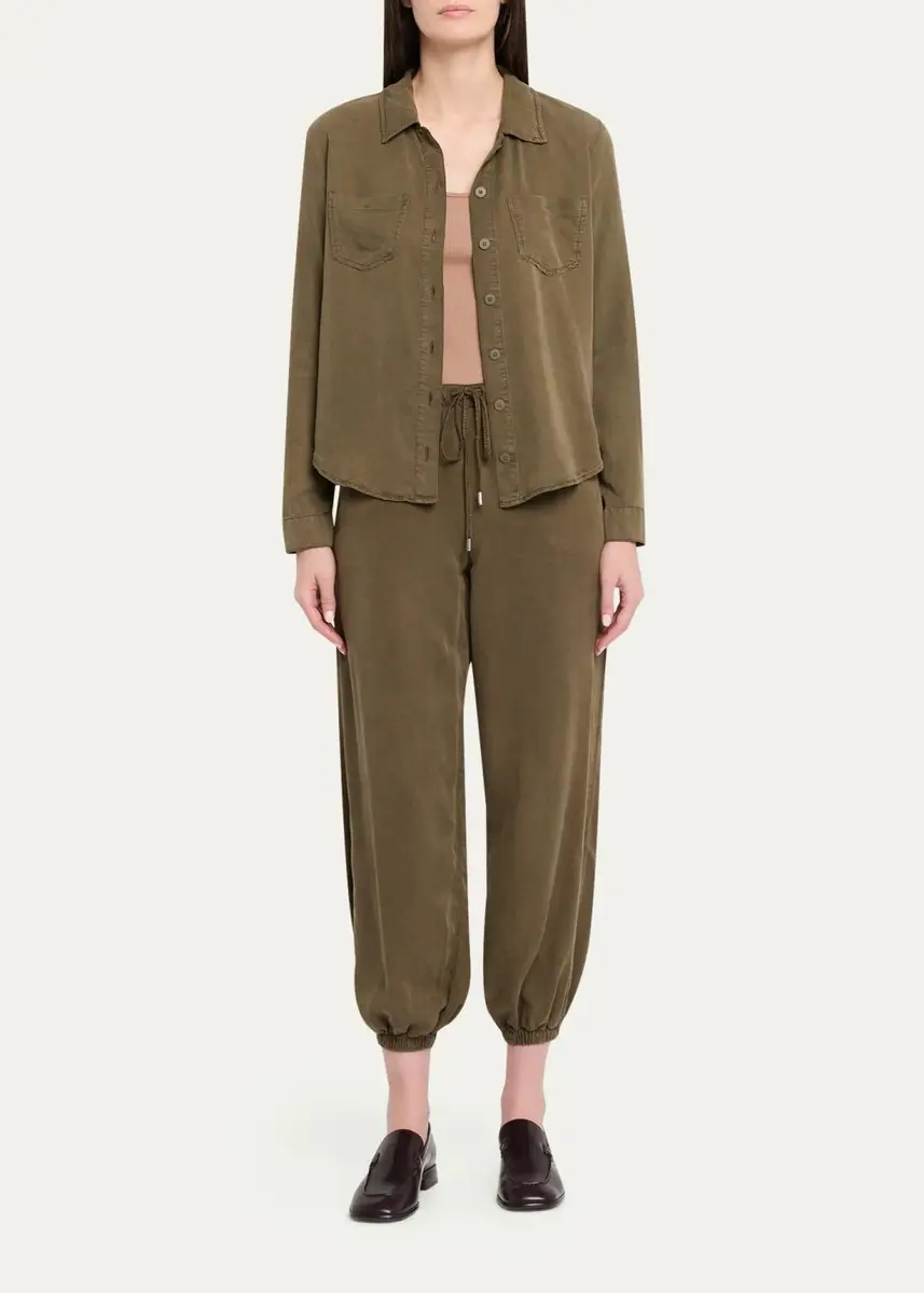 L'Agence Kimiko Drawstring Jogger Pants | Thumbnail 2