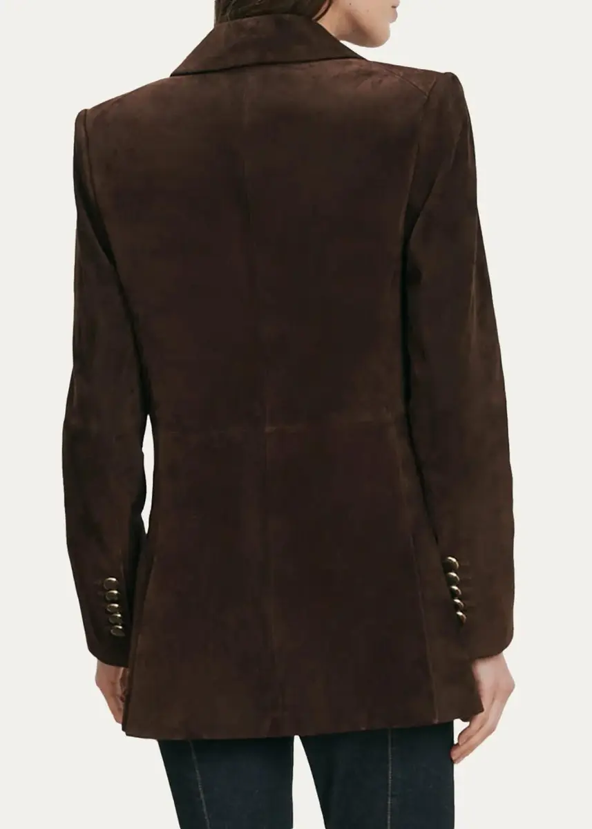 Veronica Beard Maci Suede Dickey Jacket | Thumbnail 3 Veronica Beard Maci Suede Dickey Jacket | Thumbnail 3