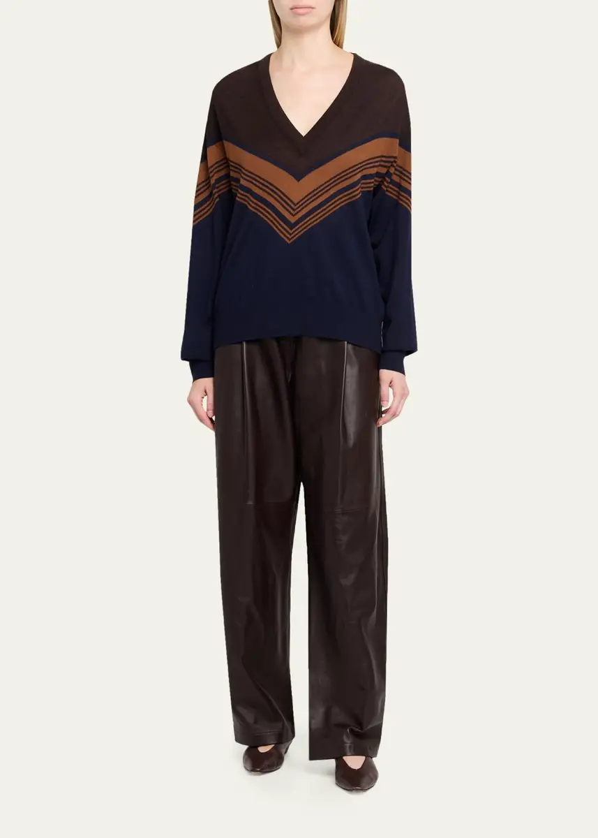 A.L.C. Nicole Chevron Wool Sweater | Thumbnail 2 A.L.C. Nicole Chevron Wool Sweater | Thumbnail 2