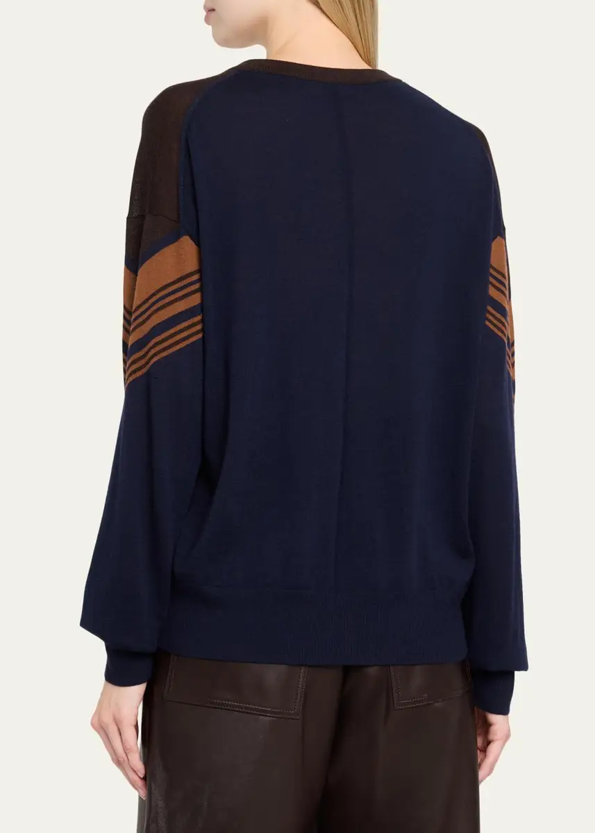 A.L.C. Nicole Chevron Wool Sweater | Thumbnail 3 A.L.C. Nicole Chevron Wool Sweater | Thumbnail 3
