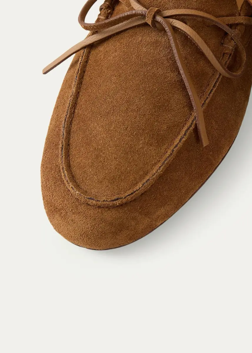 Ralph Lauren Purple Label Men's Beekman Suede Tassel Loafers | Thumbnail 3