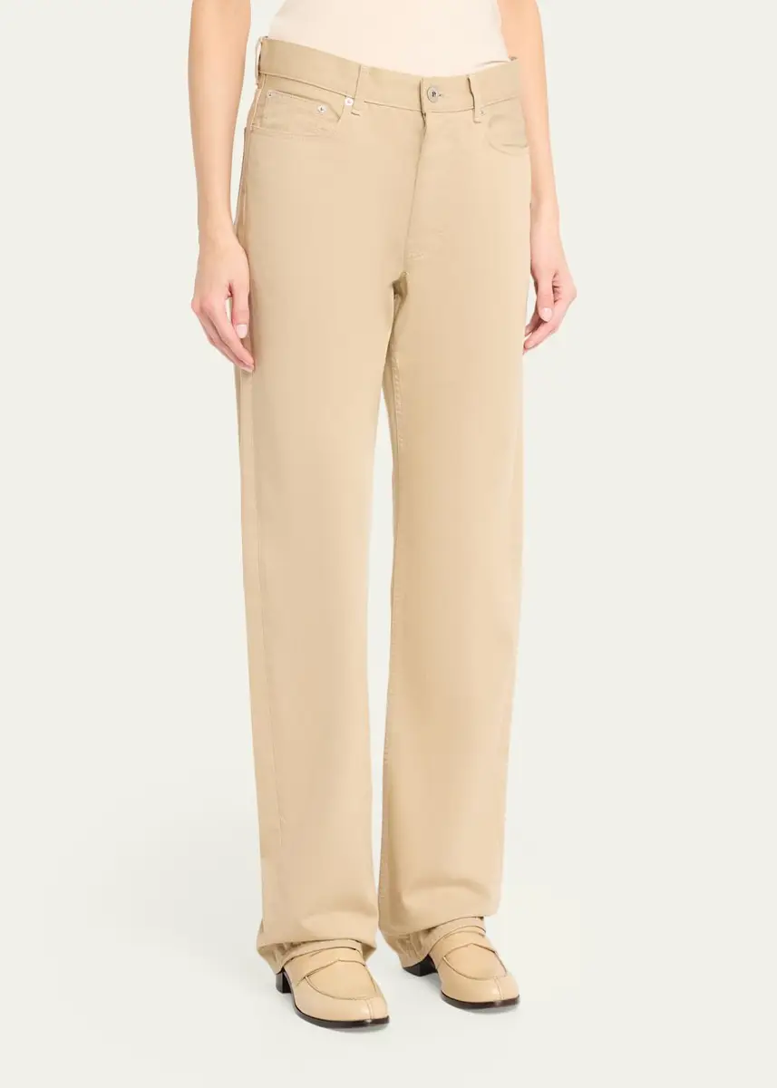 JW Anderson Mid-Rise Straight-Leg Jeans | Thumbnail 4 JW Anderson Mid-Rise Straight-Leg Jeans | Thumbnail 4