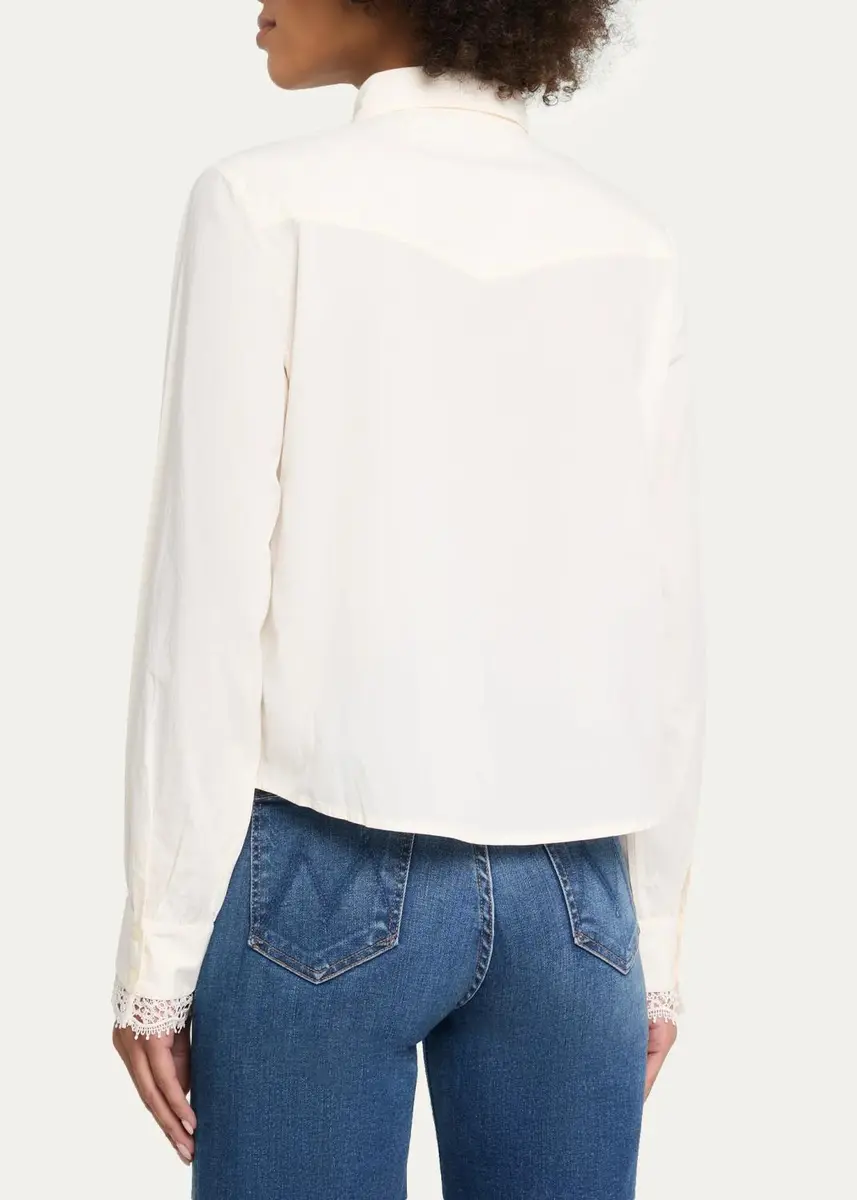 Mother The Headup Honey Button-Front Shirt | Thumbnail 3 Mother The Headup Honey Button-Front Shirt | Thumbnail 3